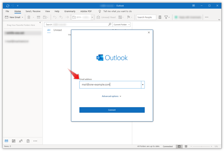 ADDING AN EMAIL ACCOUNT TO OUTLOOK.
